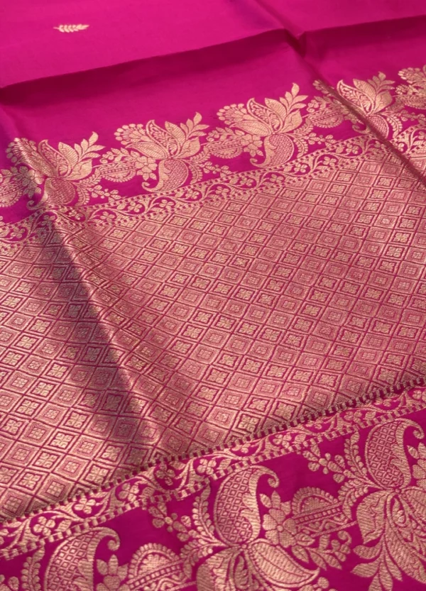 Banarasi Saga Saree – Pink - Image 2