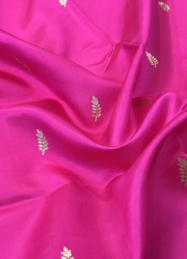 Banarasi Saga Saree – Pink - Image 3