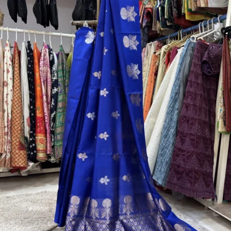 Banarasi Saga Saree – Blue