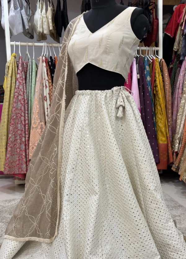 Mirror Work Lehenga - Image 3