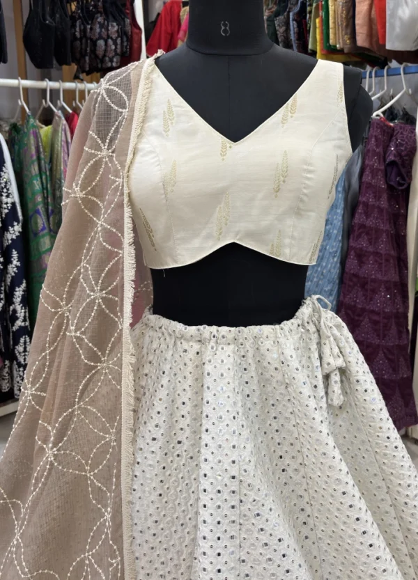 Mirror Work Lehenga - Image 2